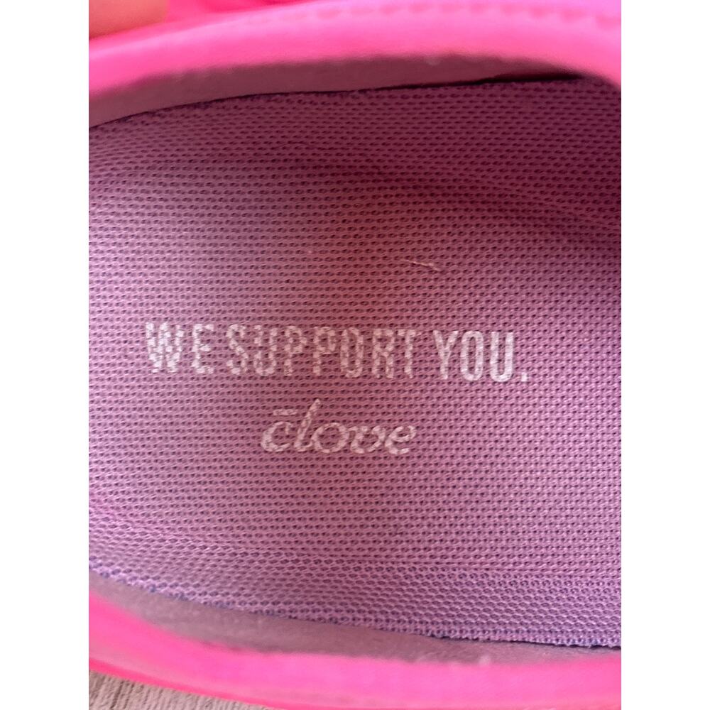 Clove Womens 8.5 Neon Pink Solo Nursing Shoes Healthcare Comfort Sneakers - Picture 7 of 9